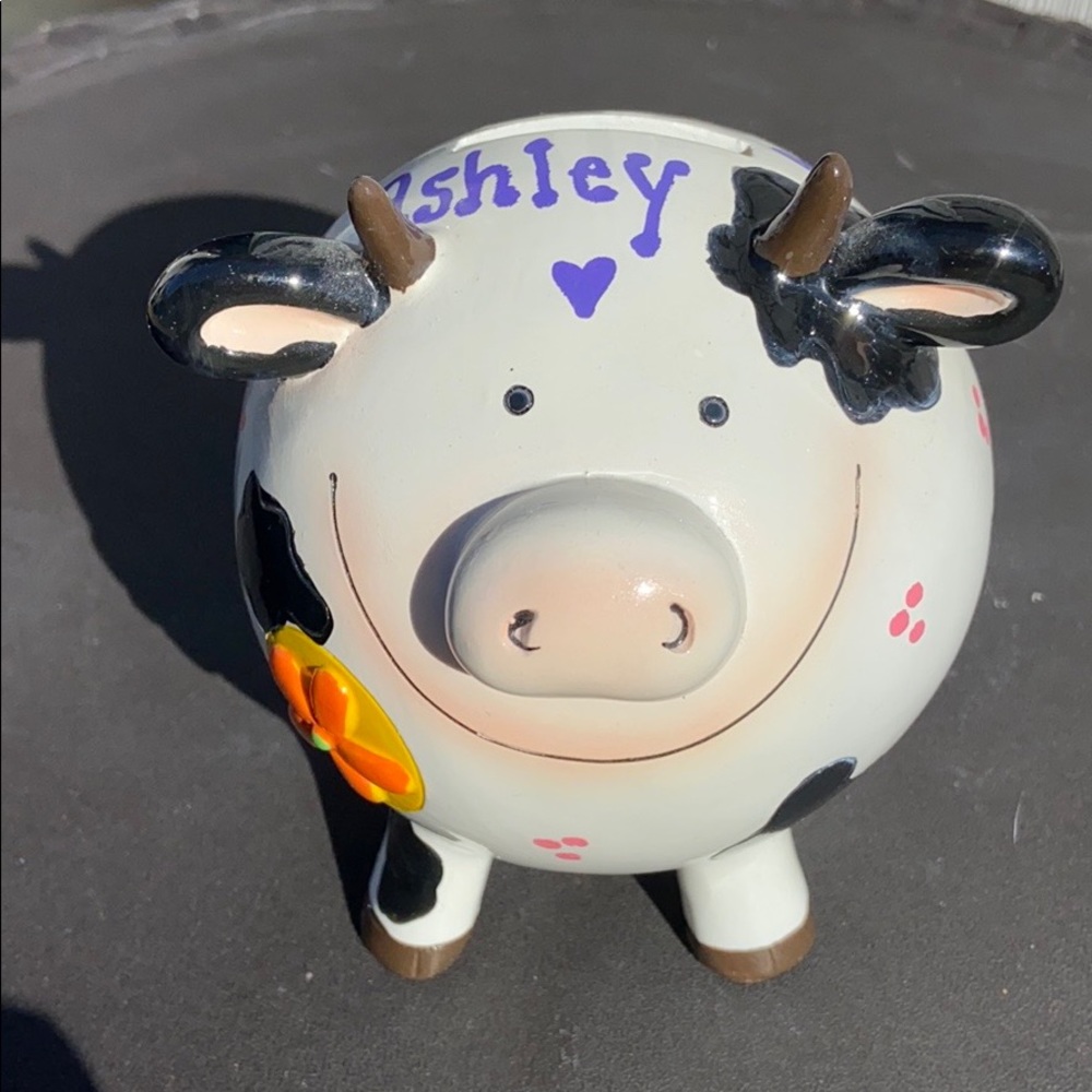 Personalized Ashley piggy bank